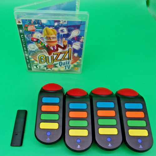 Buzz quiz ps3 complete - tv,