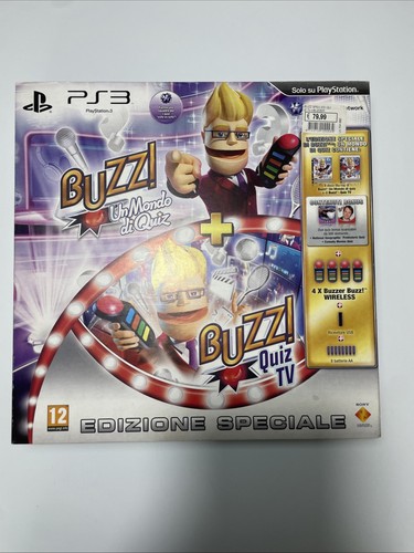 Buzz ps3 mondo quiz - ps3,