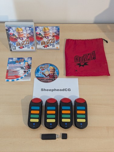 Buzz quiz ps3 con - quiz, 4x