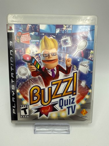 Buzz quiz ps3 complete - tv,
