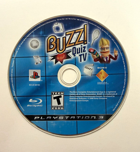 Buzz quiz ps3 disc only - ps3,